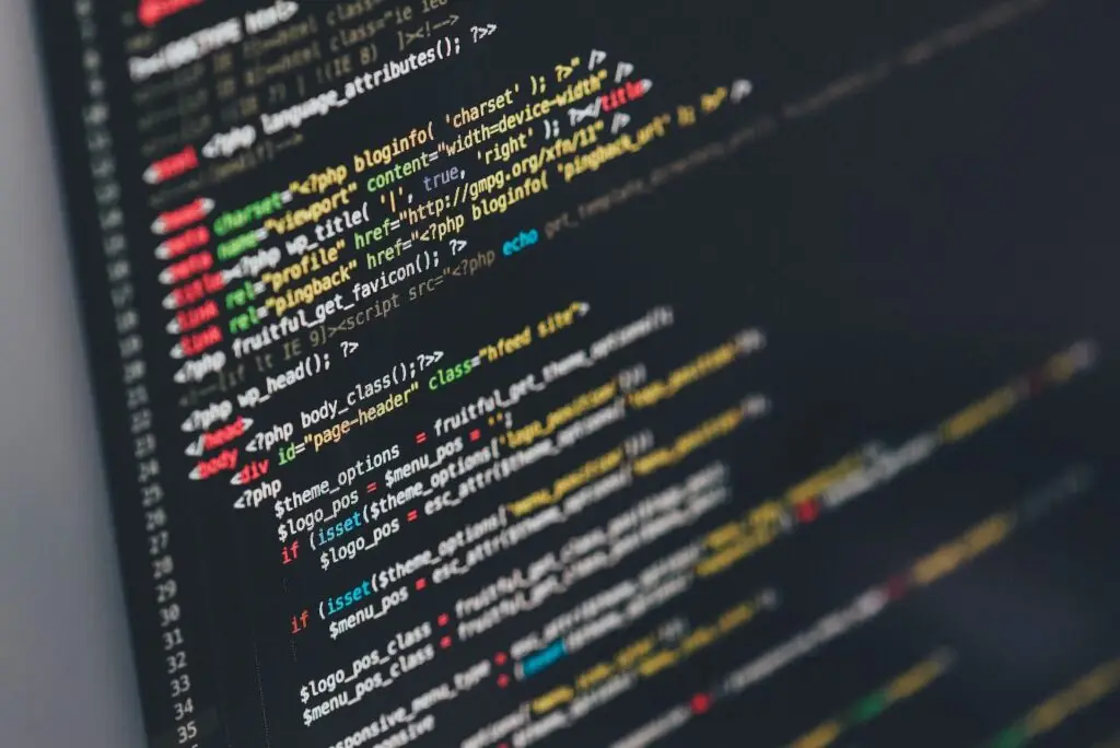 An image of a website's code representing Soulheart's blog about website optimizations